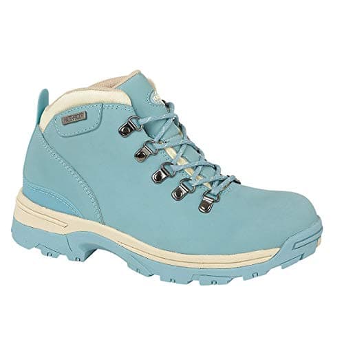 Image of Northwest Territory Ladies Trek Lace Up Leather Upper Water Proof Walking/Hiking/Outdoor Trekking Boot (Sky Blue, 6 UK, numeric_6)