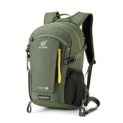 Image of SKYSPER Small Hiking Backpack, 20L Lightweight Travel Backpacks Hiking Daypack Rucksack Women Men for Trekking Backpacking Outdoor Sports(Armygreen)