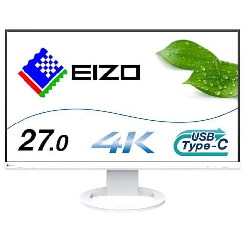 Image of Eizo FlexScan EV2740S computer monitor 68.6 cm (27") 3840 x 2160 pixels 4K Ultra HD LCD White