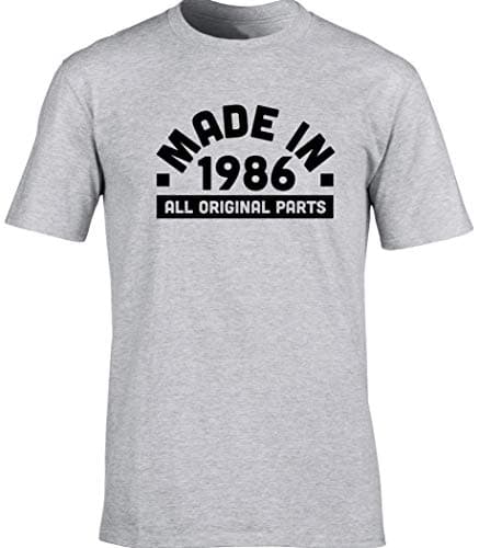 Image of Hippowarehouse Made in 1986 Unisex Short Sleeve t-Shirt Grey
