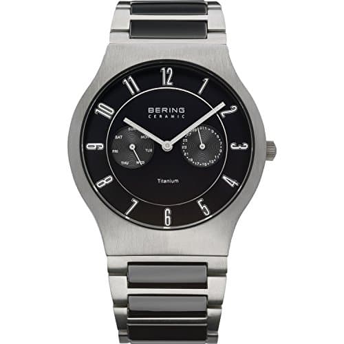 Image of BERING Men Analog Quartz titanium collection Watch with Titan Strap and Sapphire Crystal 11939-772