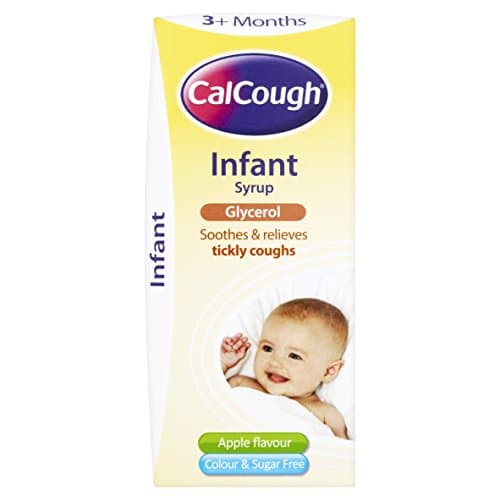 Image of Calcough Apple Flavour Infant Cough Syrup, 125 milliliters
