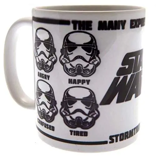 Image of Star Wars MG24950 Coffee Expressions of a Stormtrooper Mug, Ceramic, Multi-Colour, 315 ml