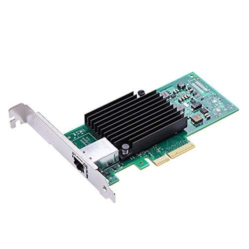 Image of ipolex 10Gb Network Card, 1x RJ45 Port, 10GbE NIC Compare to Intel X550-T1, Support Windows Server/Windows/Linux/VMware (Not Support Mac OS, Bypass Mode)