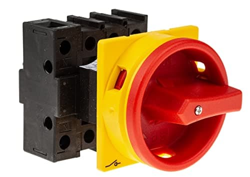 Image of Eaton 081587 Main Switch, 3-Pole + N, 25 A, Emergency Stop Function, Lockable in 0 Position, Installation
