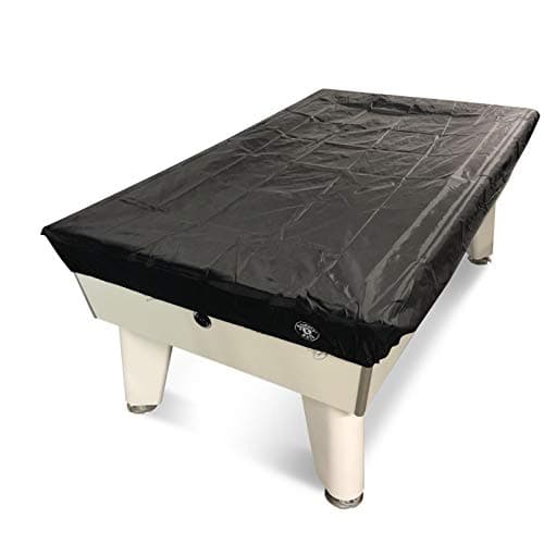 Image of Jonny 8 Ball 7ft Fitted Nylon Snooker Pool Table Cover - For 7 Foot Tables (Black)