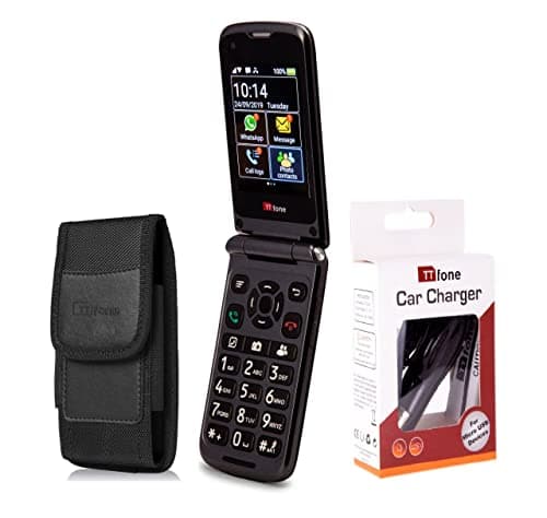 Image of TTfone Titan TT950 Whatsapp Touchscreen Senior Big Button Flip Mobile Phone (Bundle Deal)