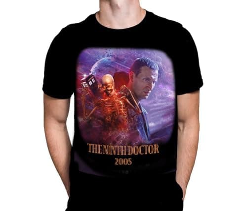 Image of Wild Star Hearts WSH - The Ninth Doctor - Sci-Fi Timelord Show 2025 - Black T-Shirt