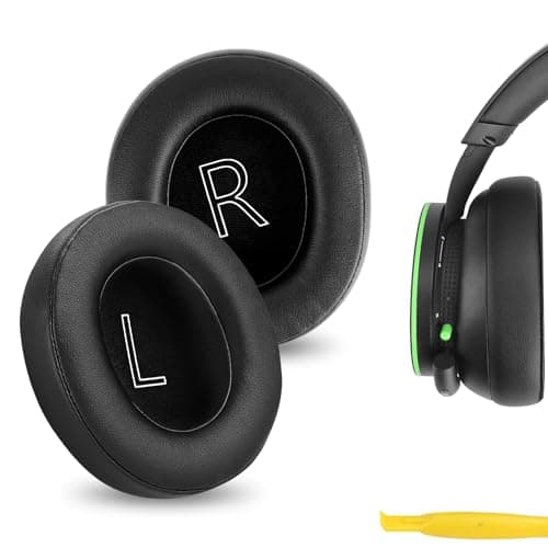 Image of Geekria Replacement Ear Pads for Microsoft Xbox Wireless (2024 Version)/ Wired, Xbox Stereo/Stereo Headset 20th Anniversary Special Edition Headphones Ear Cushions, with Video Guide (Black)
