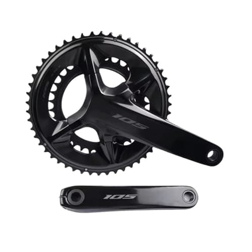 Image of Compatible For Shimano 105 R7100 R7000 2×11/2×12 Speed Road Bike Crankset 165mm 170mm 172.5mm 175mm 50-34T 52-36T 53-39T(BBR60 BSA,50-34T_R7100 2X12SPEED_170MM)