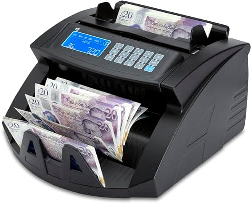Image of ZZap NC20i Banknote Counter & Counterfeit Detector - Counts 1000 banknotes per Minute, Batch Counting, 5-fold Counterfeit Detection and More!