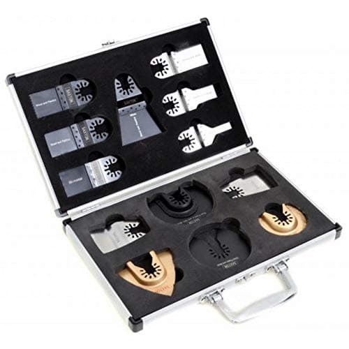 Image of QF13CS01 Saxton Blades Case Set Dewalt Stanley Black & Decker Worx Sonicrafter Hyperlock Oscillating Multitool