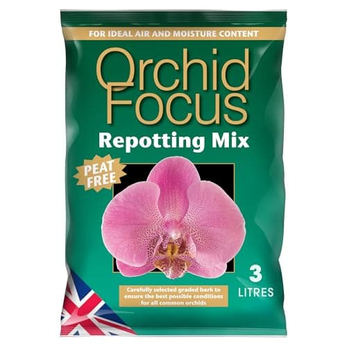 Image of Orchid Focus Repotting Mix, 3L - Growth Technology Orchid Potting Mix for Orchid Plants - Peat-Free Orchid Potting Mix - Orchid Compost For Repotting Pants - Professional Grade Orchid Bark