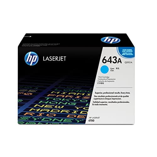 Image of HP 643A Cyan Original LaserJet Toner Cartridge