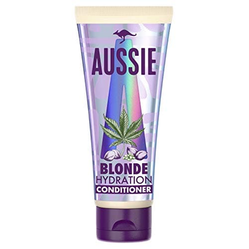 Image of Aussie, Blonde Hydration Conditioner with Hemp Seed Extracts and Wild Plum for Dull and Dry Hair, Nourishes and Brings Shine to Your Hair, 200 ml