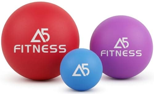 Image of Lacrosse Massage Ball for Muscle Relief – 3 Sizes (3cm, 5cm, 6.3cm) for Yoga, Rehab, Deep Tissue & Trigger Point Massage, Myofascial Release, Plantar Fasciitis - Sore Muscle Recovery
