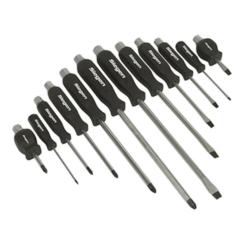Image of Sealey S0641 Hammer Thru Screwdriver Set, 12 Pieces