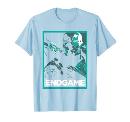 Image of Avengers Endgame War Machine Poster T-Shirt