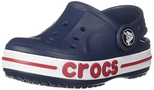 Image of Crocs Kids Clogs, Bayaband Clog T, Navy,9 UK Child