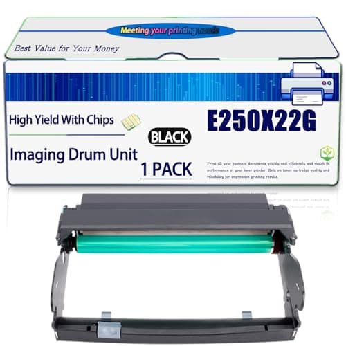 Image of Compatible for Lexmark E250X22G Imaging Drum Unit E250 E350d E350dn Printers, High Yield 30000 Pages, with Chip (1 Pack Black)