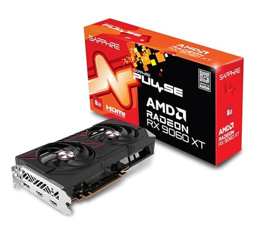 Image of Sapphire technology Pulse AMD Radeon RX 9060 XT Gaming OC, 8GB Dual HDMI-DP