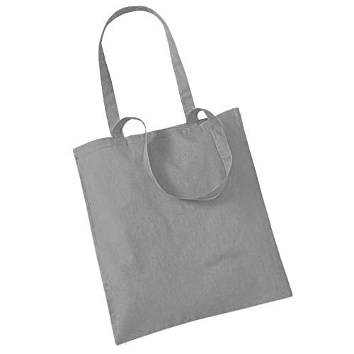 Image of Westford Mill W101 Bag for Life - Long Handles - Pure Grey