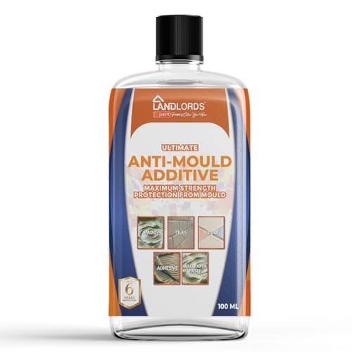 Image of Landlords Anti-Mould Additive 100ml Concentrate – Add Long-Lasting Mould Resistance to Paint, Wallpaper Paste & Grout – Prevents Black Mould for Up to 5 Years Without Affecting Paint Finish