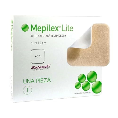 Image of Mepilex Lite Dressing 10x10cm x 1