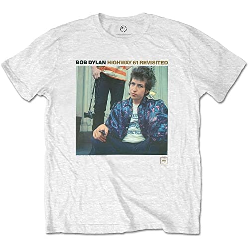Image of Bob Dylan DYLTS18MW03 T-Shirt, White, Large