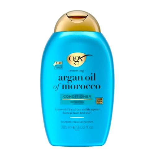 Image of OGX Argan Oil of Morocco Hair Conditioner, Hydrate and Repair, Intensively Moisturises, for Dry and Damaged Hair, Sulfate Free Surfactants, 385ml