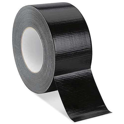 Image of Black Gaffer Tape | 48mm x 50m | Cloth Duct Waterproof | Heavy Duty | Craft Electrical Weather Resistant Tape (1 ROLL)