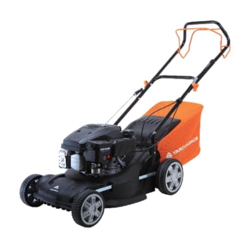Image of Yard Force Self Propelled Petrol Lawnmower, 127cc 4-Stroke Engine, 40cm Cutting Width, 45 Litre Collection Bag, 5 Cutting Heights