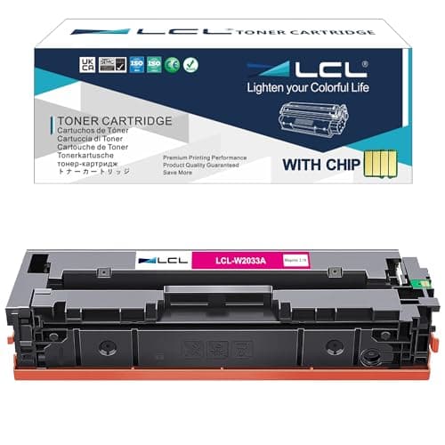 Image of LCL Compatible Toner Cartridge 415A W2033A (With CHIP) (1PK Magenta) Replacement for HP COLOR LASERJET PRO M454 M454DW M454NW M454DN M479 M479FDN M479FNW M479DW M479FDW MFP M480f MFP M455dn