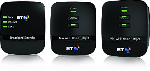 Image of BT Mini Wi-Fi 500 Home Hotspot Powerline Multi-Adapter Kit - ( Pack of 3)