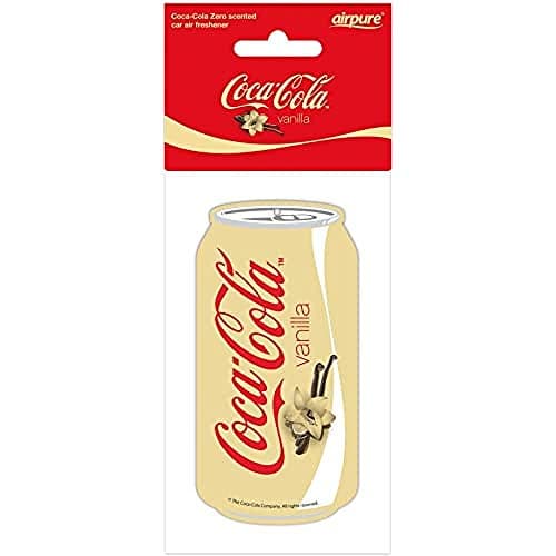 Image of airpure COCA-COLA Vanilla CAN Car Freshener, Freshens Vehicle Interior Air, Fresheners for Men and Women, Fresh Scent
