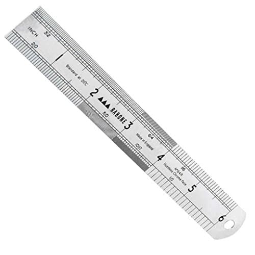 Image of Stanley 64R Rustless Rule 150MM/6 0 35 400