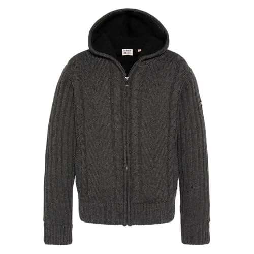 Image of Grey Zip Sherpa JacketMan Schott PLENZO, grey, S