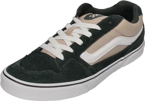 Image of Vans Men's Caldrone Sneakers Suede/Mesh Dark Forest, 8.5