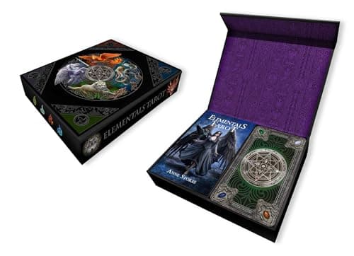 Image of Anne Stokes Tarot Pack and Gift Book Box (Tarot Card Box)