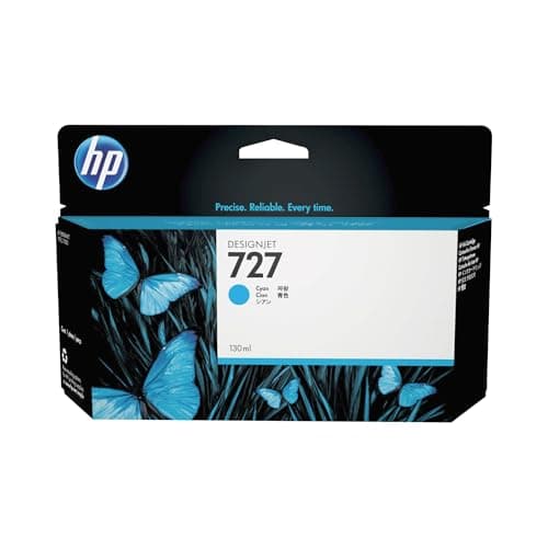 Image of HP 727 130ml Ink Cartridge - B3P19A , Cyan