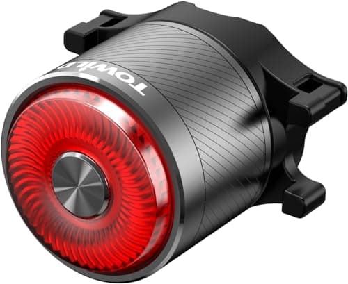 Image of TOWILD TL05 Rear Bike Light with Smart Brake Sense, USB-C Rechargeable Bike Rear Light, IPX6 Waterproof Bicycle Rear Light with Light & Vibration Sensor, 5 Modes Cycling Taillight for Road & MTB