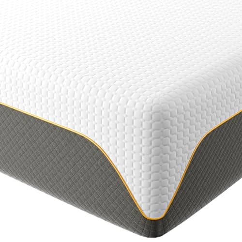 Image of Doubleslee Memory Foam Mattress, 3FT Single Mattress, Medium Firm Feel, Soft Skin-friendly Durable, Sleep Cooler and Back Pain Relief, in a Box (90x190x20cm)