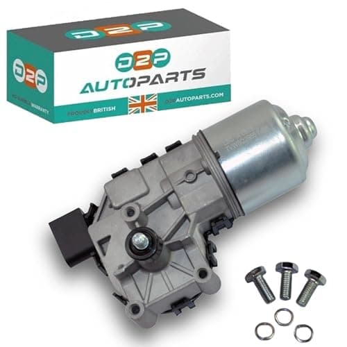 Image of D2P Front Windscreen Wiper Motor (4-Pin) | Fits 09–17 VW Polo V, 10–17 VW Jetta IV | OEM 6Q2955119A