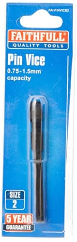 Image of Faithfull Pin Vice - Size 2 0.75 - 1.5Mm Cap