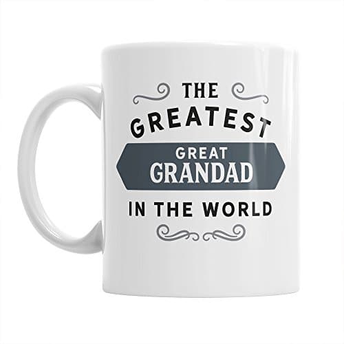 Image of Mainly Mugs Great Grandad Gift for Birthday Christmas Best Great Grandad Coffee Mug Present Keepsake