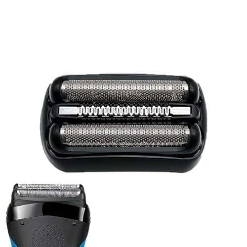 Image of Replacement Shaving Heads, 21B Precision Heads Compatible with All Braun Series 3 Shavers,Black (1)