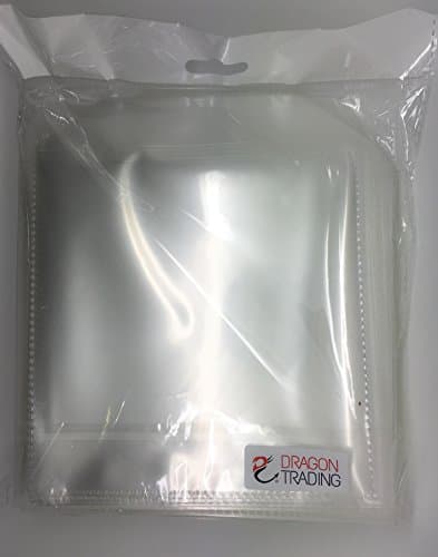 Image of Premium 100 Micron CD Sleeve With Flap DragonTrading® (50 Pack) - Protect Your Discs