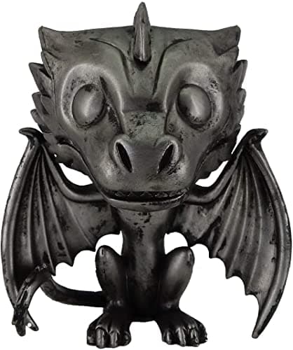 Image of Funko POP! TV: GOT - Drogon - (IRON) - Game Of Thrones - Collectable Vinyl Figure - Gift Idea - Official Merchandise - Toys for Kids & Adults - TV Fans - Model Figure for Collectors and Display