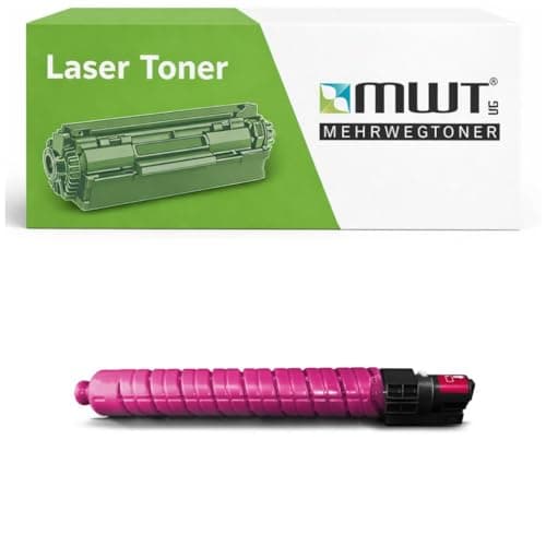 Image of Mehrwegtoner Toner Compatible with Ricoh Aficio MPC3002 MPC3502 Replaces 841653 842018 Magenta with 15% More Performance