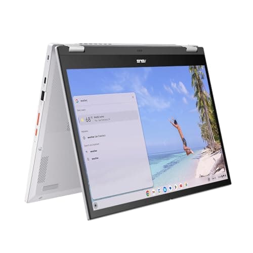 Image of ASUS Chromebook Flip 14 CX3401FBA 14.0" Full HD 144Hz Touchscreen Laptop (Intel i3-1215U, 8GB RAM, 512GB PCIe SSD, Backlit UK Keyboard, Google Chrome OS) Includes ASUS Stylus Pen